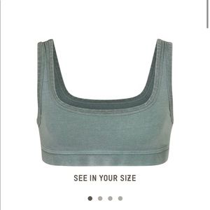 SKIMS Blue Chalk Bralette